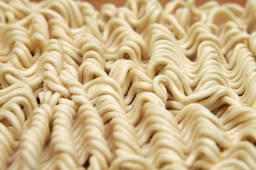 Noodles close up