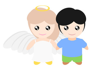 My girlfriend is angle