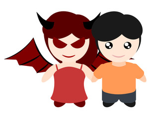 My girlfriend is devil