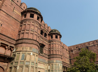 Fototapeta na wymiar Fort Agra w Indiach