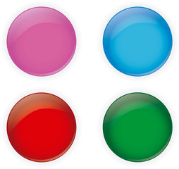 Glossy buttons