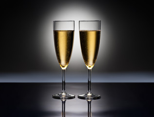 Champagne glasses
