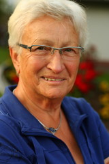Portrait einer Seniorin