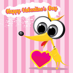 love concept illustration. valentine day love beautiful card.