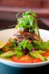 Thai beef salad, grill beef