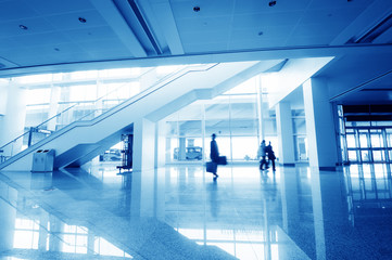 passenger in the shanghai pudong airport