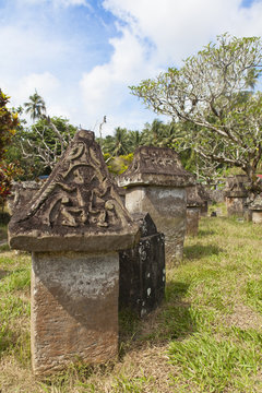 Waruga graves, Airmadidi in North Sulawesi.
