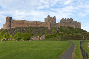 Fototapeta na wymiar Bamburgh Castle, Northumberland