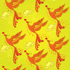 Mistic birds with love