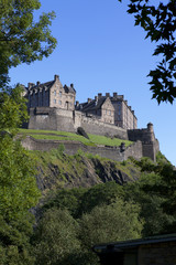 Fototapeta na wymiar Zamek w Edynburgu, Szkocja,