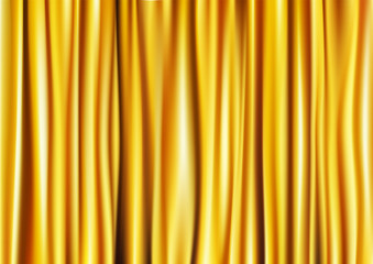 Obraz premium Abstract background with wavy golden, cloth easy editable