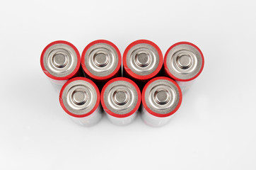 Mignon Batterien Draufsicht