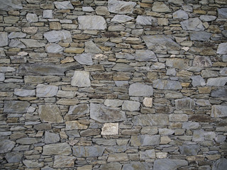 Stone wall pattern color image