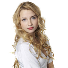 Naklejka premium Portrait of beautiful woman