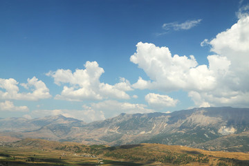 Mountains seen from Citadel of Gjirokastër