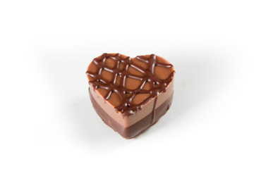 Heart shaped chocolate
