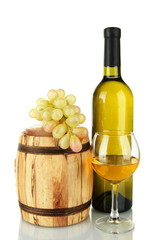 Obraz premium composition of wine and grapes