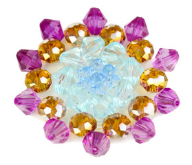 Gem stones isolated on white