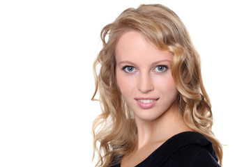 Naklejka premium Portrait of beautiful woman