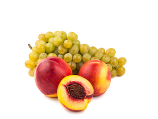 grape and peach