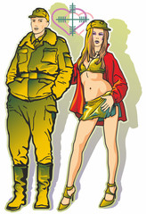 солдат и дева