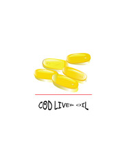 Cod liver oil soft capsules