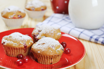 Cranberry muffins