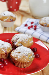 Cranberry muffins