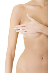 Beautiful nude fit woman body