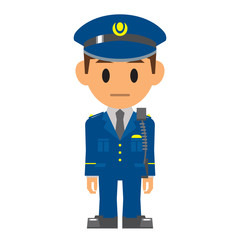 警察官　正面
