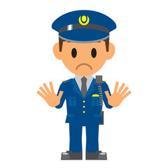 警察官　止める