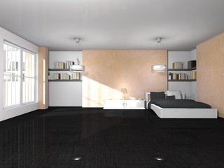 modern bedroom interior