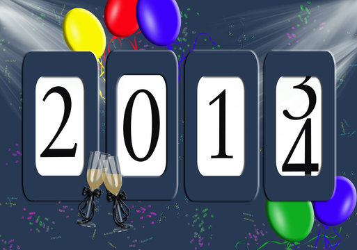 2014 New Year Odometer