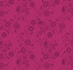 paisley floral pattern, textile , Rajasthan, royal India