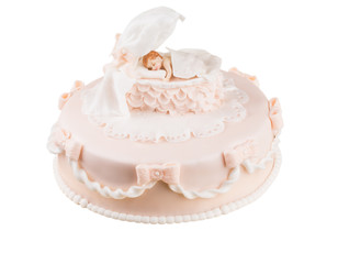 handmande birthday cake shot in a closeup scene