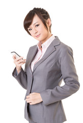 business woman use cellphone