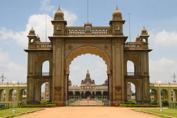 Papier Peint photo Inde Palace of Mysore in India