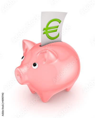 Piggy Bank And Symbol Of Euro Stock Photo Royalty Free Images Piggy Bank And Symbol Of Euro