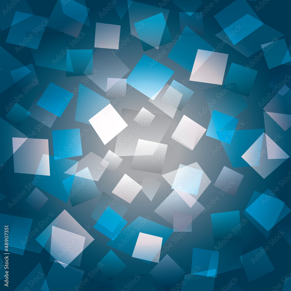Wall mural colorful abstract background with different rectangles
