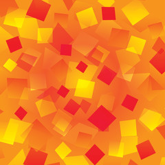 Colorful abstract background with different orange rectangles
