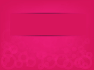 Pink abstract presentation template