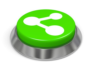Green button with share sign
