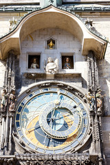 Fototapeta na wymiar Horloge w Old Town Square, Praga, Republika Czeska