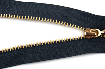 zipper isolated
