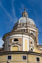 Fototapeta na wymiar San Carlo al Corso, Rzym, Włochy