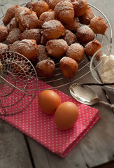 Selbstgemachte Quarkbällchen