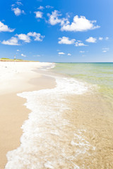 beach on Hel Peninsula, Pomerania, Poland