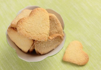 heart shaped cookies