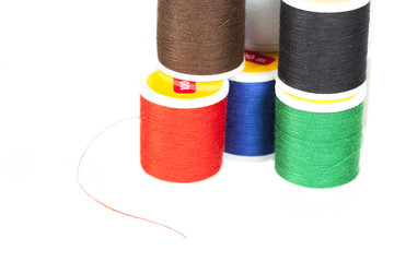 Spools of thread