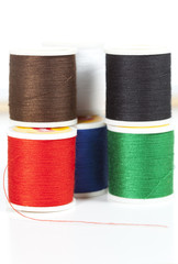 Spools of thread